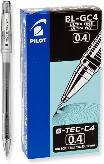 Pilot G-Tec C4 Gel Fineliner Black