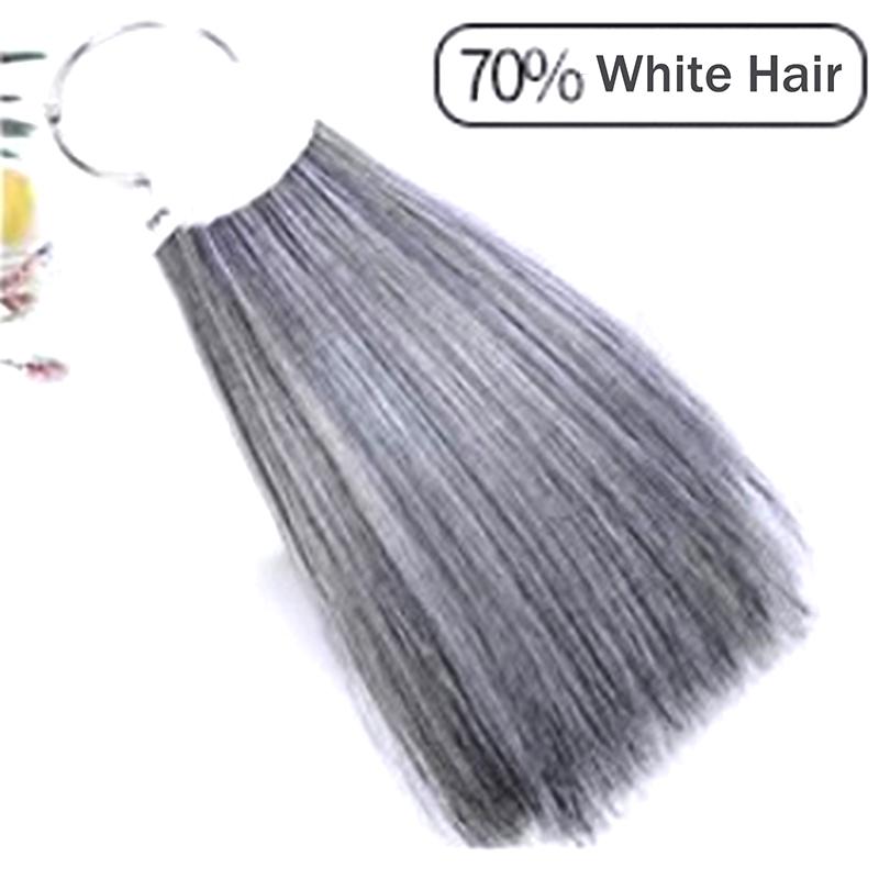 30Pcs 23Cm Real Human Hair Color Rings Swatches For Human Hair Extensions Salon Tools Hair Dyeing Sample Chart Dyeing Practice