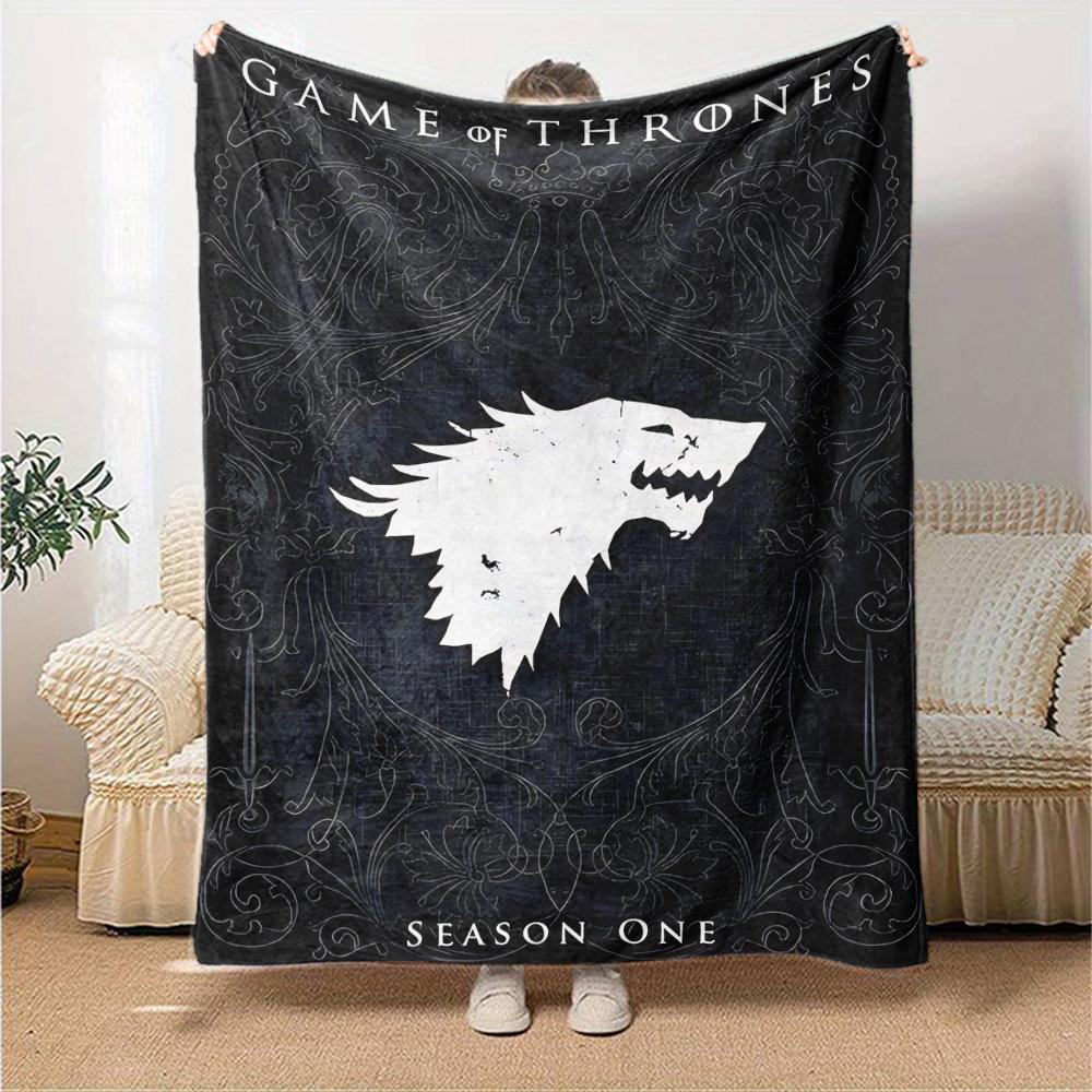 1pc GAME OF THRONES SEASON ONE Blanket Lightweight Flannel Throw for Sofa Bed Travel Camping Livingroom Office Couch Chair 1140KK