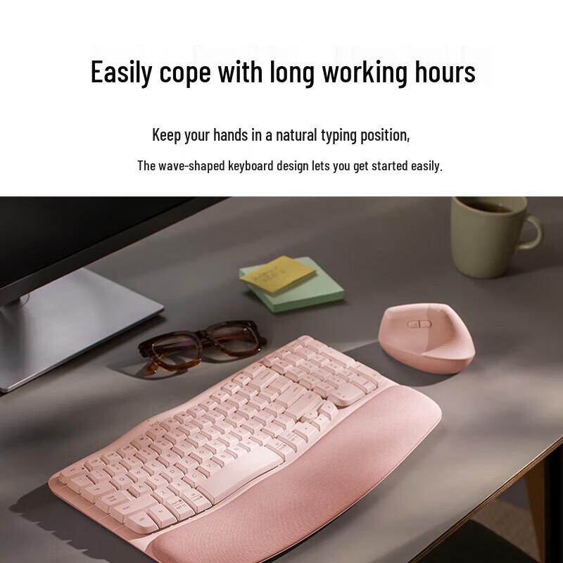 Logitech Wave Keys Ergonomic Wireless Keyboard