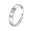 2026 Men's Ring Full Diamond Fashion Light Luxury Men's Open Ring Accessories