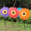 Large Colorful Sunflower Pinwheel 36CM - Outdoor Garden Toy for Kids