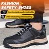 Breathable Work Safety Shoes,Labor Shoes With Steel Toe Smash-proof,Men Working Shoes Non-slip Building Safety Boots