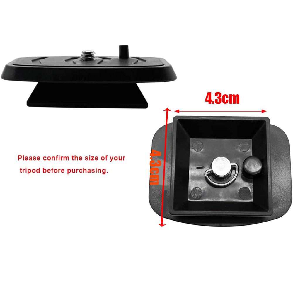 2x Universal Quick Release Plate Adapter For Digital Camera Tripod Mount Support