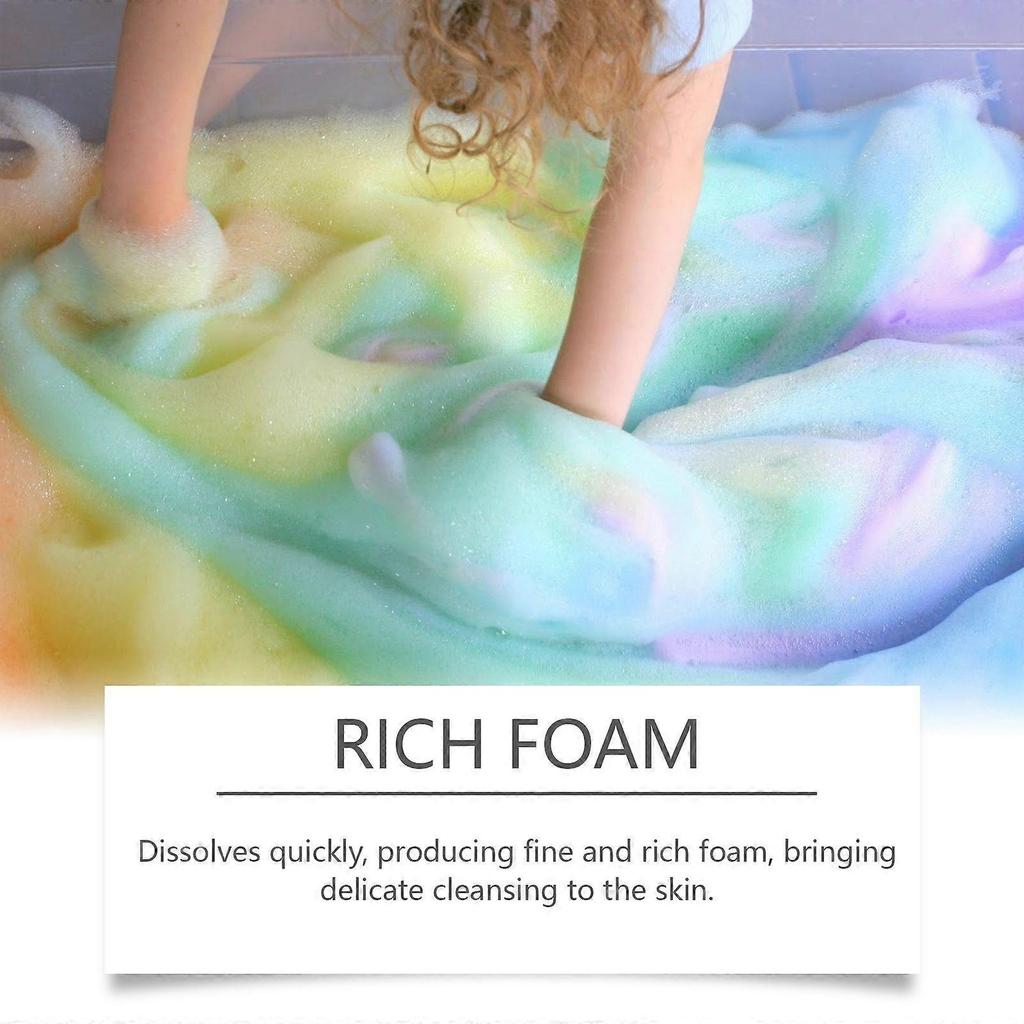 Limited time!!Oceaura Christmas Colored Bath Bombs Bubble Shower Fragrance, Moisturizing, Long-Lasting Scent, Plant-Based Cleansing Bath Balls