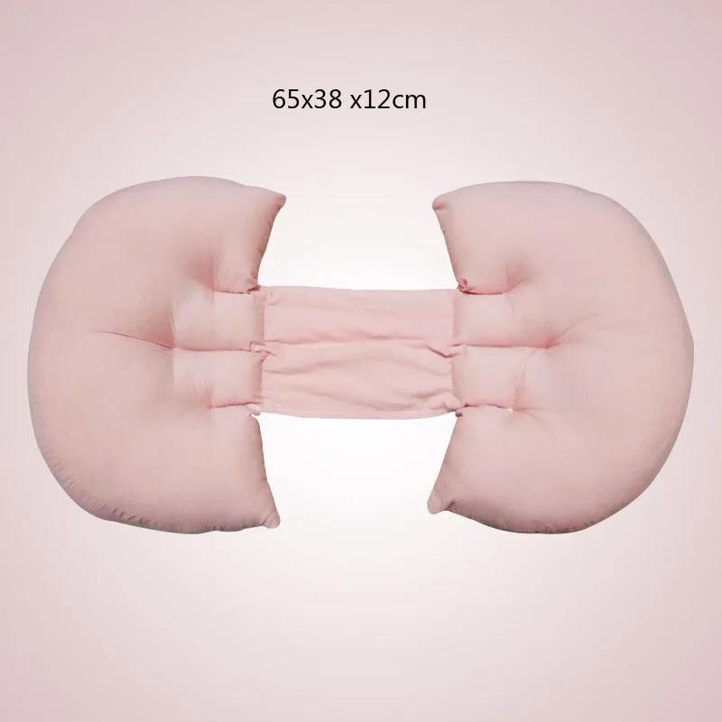Multi-Function Pregnant Women Pillow Side Sleeper Protect Waist Sleep Pillow Abdomen Support U Shape Pregnancy Waist Pillow Pad