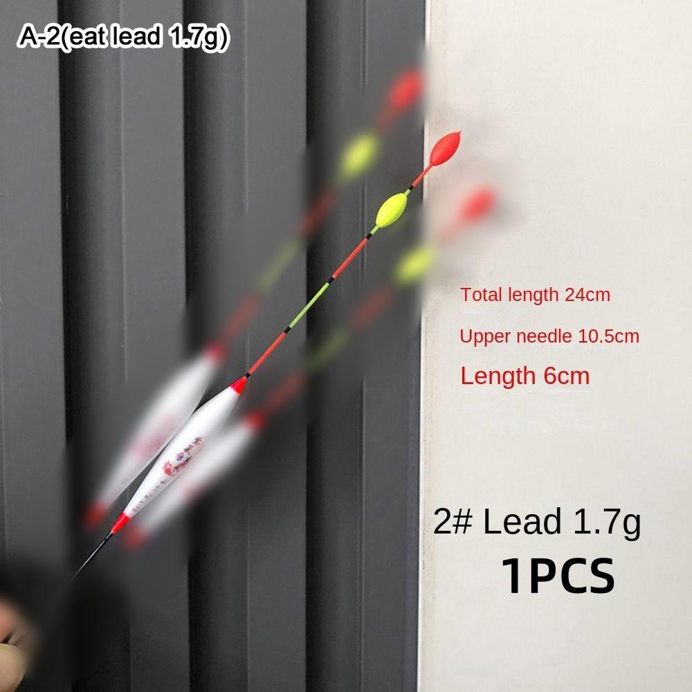 1PC Portable Fishing Floats Rock Fishing Drift Bar Fir Fish Drift Set Weight Tail Bobbers Vertical Drift Light Float 1.3g-2.0g
