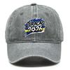 2026 Football Soccer "CURACAO" Flag Printed Baseball Hat , Adjustable Baseball Cap Headwear Non-Stretch Fabric Leisure Solid Color Sun Hat