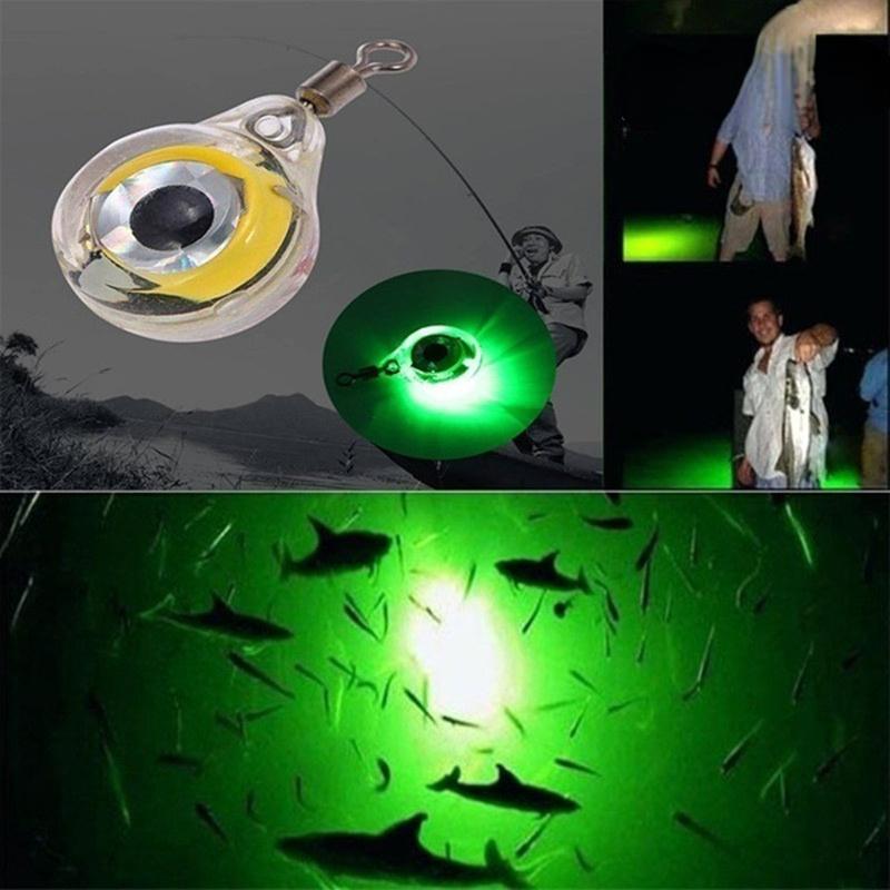 1PC Fishing Lights Night Fluorescent Glow LED Underwater Light Lure for Attracting Fish Luminous Lures