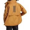 Adidas Logo Print Zip-Up Stand Collar Jacket Unisex Jacket Yellow HG6032