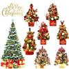 Delicate Mini Pink Imitation Christmas Tree Ornaments Desktop Decorations
