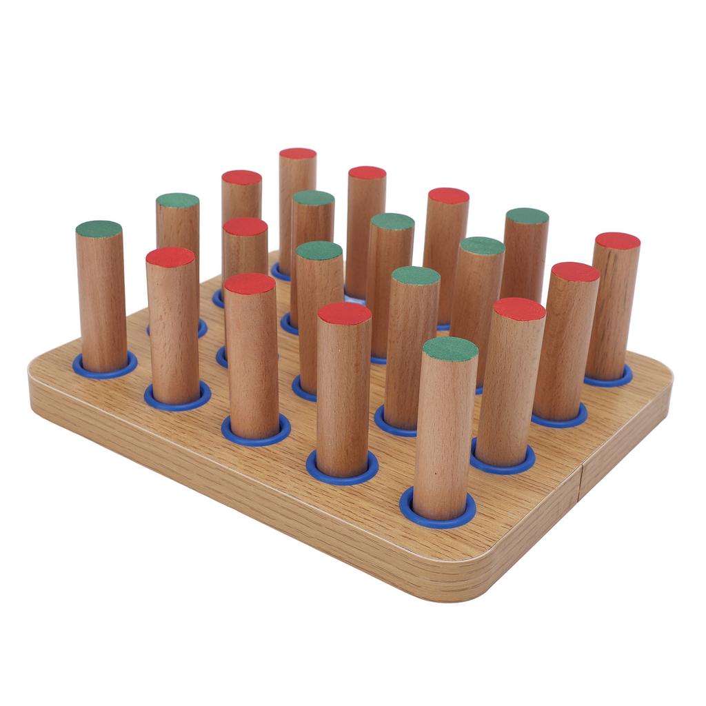 Wooden Insertion Plate Finger Dexterity Improve Fine Motor Coordination Hand Rehabilitation Peg Board Medium
