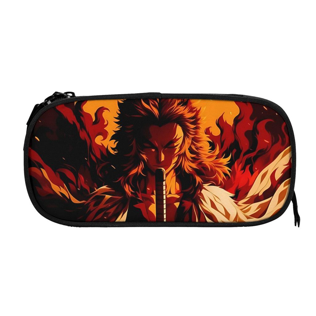 Custom Demon Slayer Large Capacity Bags for Child shounen manga School Pencil Bag for Boys Gilrs Kids