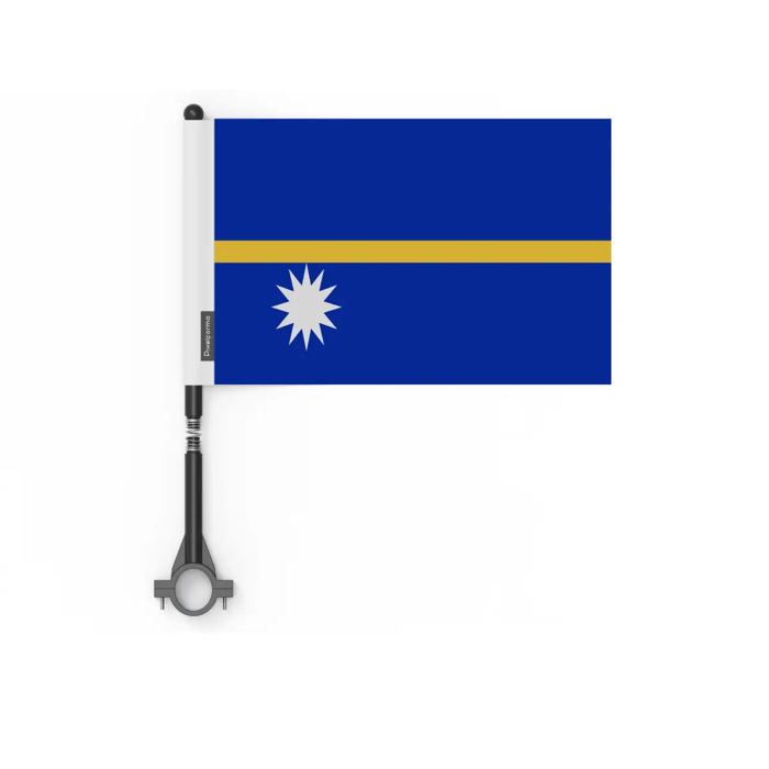 Drapeau - Nauru - 20 pièces - 14 x 21 cm - Polyester - Impression recto/verso
