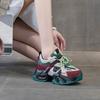 Spring and Autumn New Ins Trendy Cool Thick Bottom Dad Shoes Women's Colorful Versatile Small Height Increasing Sports and Leisure Shoes