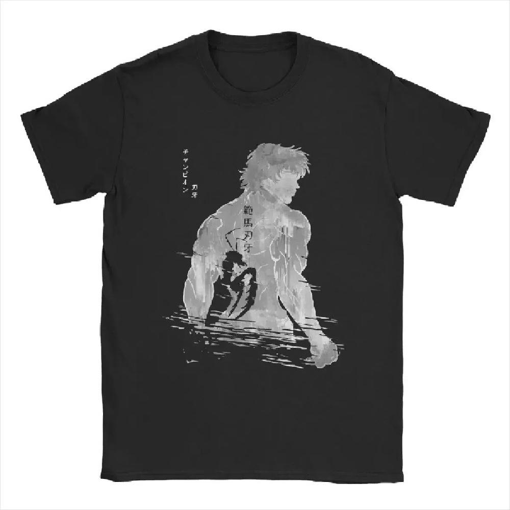 

2025 New T-shirt animation 0219 trend Cool man 100% cotton T-shirt short-sleeved T-shirt O collar clothing XXXXXL чорний