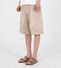 Beoteunseoul Dusty Washed Cargo Shorts (Light Beige)