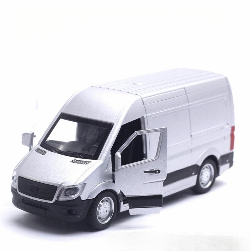 1:32 Simulation Ambulance Alloy Car Model, Commercial Vehicle Police Car Fire Engine Car Toy Car