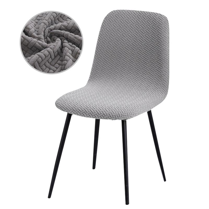 Samtstoff, 23 Farben, Stuhlbezug mit kurzer Rückenlehne, kleine Stuhlbezüge, Barstuhl-Sitzbezug für Esszimmer, Zuhause, 1/2/4/6 Stück
