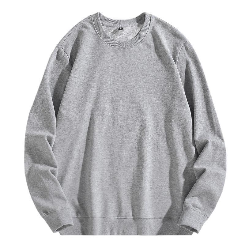 320g Large Loop Terry Sweatshirt, Round Neck, Trendy Spring/Autumn, Group Purchase Supported, Thickened with Custom Logo Print