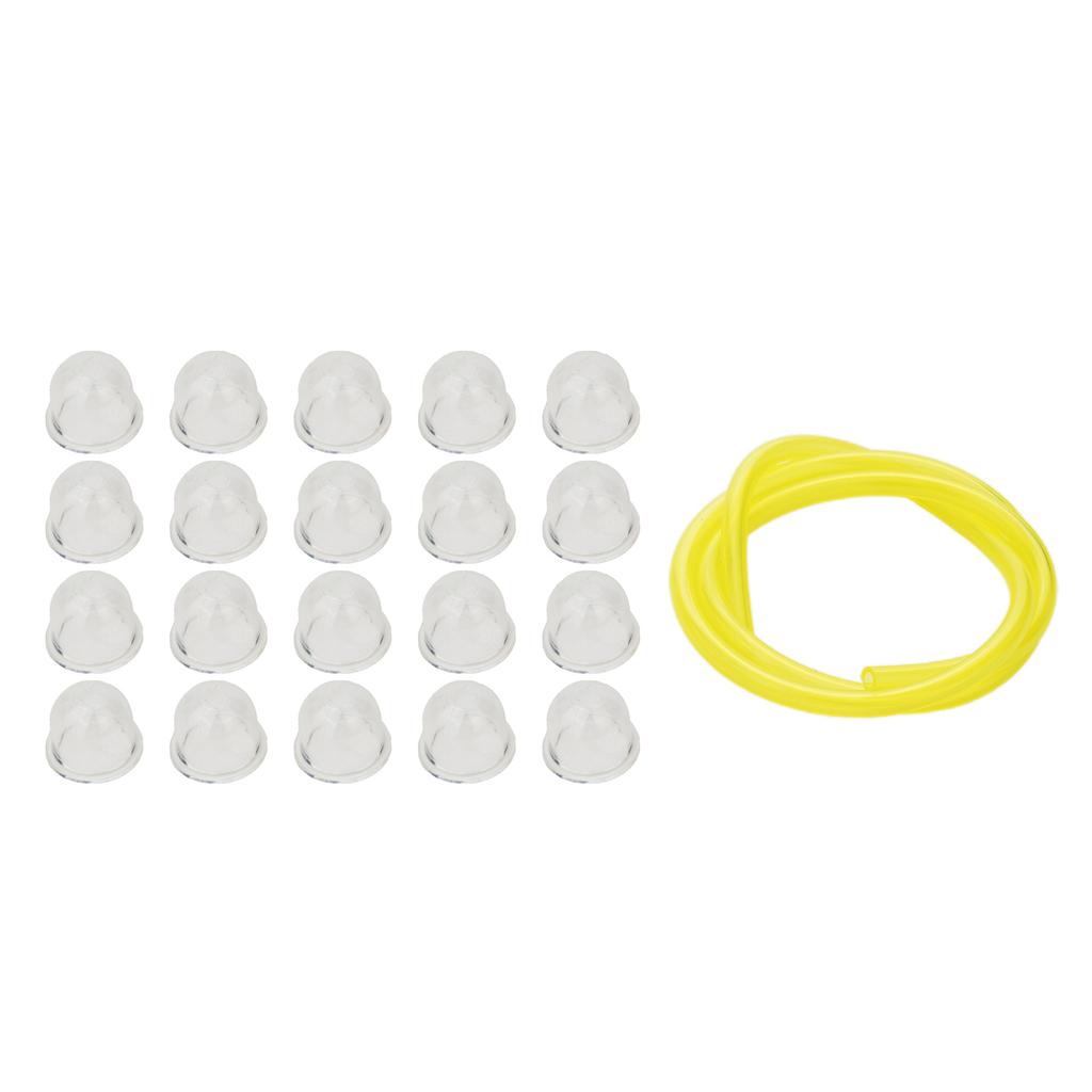 20PCS For Primer Bulb For GX22 GX25 GX31 GX35 16032-ZM3-004 & 2ft 6617 Fuel Line Power Tool Spare Parts Yard Garden Accessories