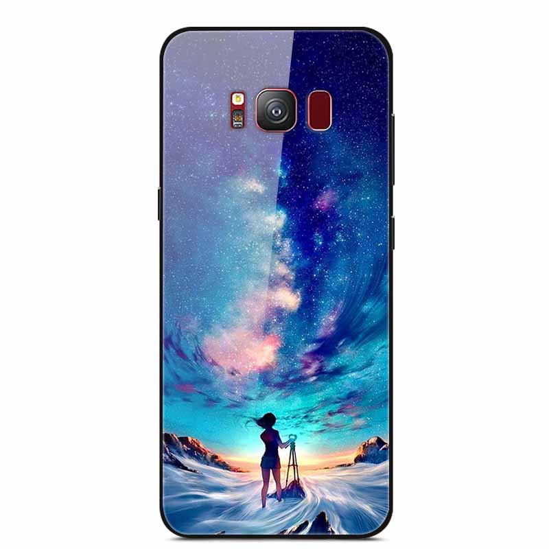 Glass Back Cover For Samsung S8 Plus Phone Case S8Plus Hard Tempered Glass Case For Samsung Galaxy S8 Plus Case S 8 Soft Edge