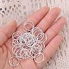 50PCS Big Hole Hair Rings Charm Cuff Clip Hair Braids Styling Tool Dreadlocks Beads