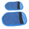 2 Pcs Sand Wipe Off Mitts Large Size   Mesh Fabric Beach Sand Remover Cleaner Vacation   for Sandboxes