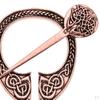 Kleur Viking Penannulaire Broche Gesp Sluiting Kleding Sluitingen Mantel Speld Middeleeuws