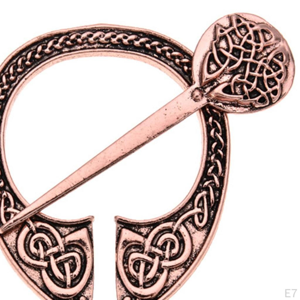 Kleur Viking Penannulaire Broche Gesp Sluiting Kleding Sluitingen Mantel Speld Middeleeuws