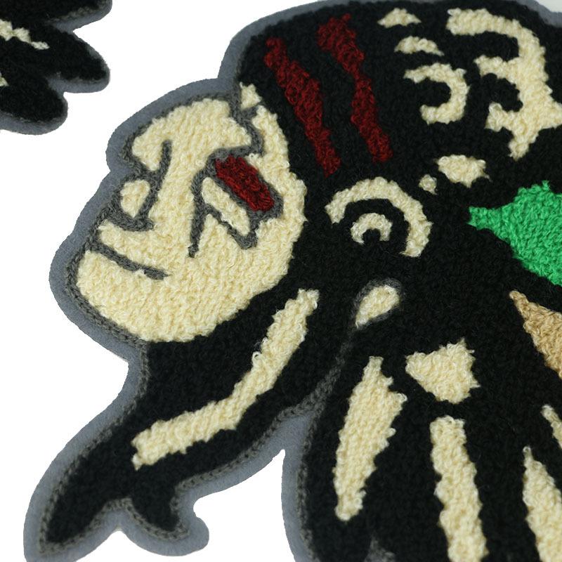 Cartoon Tier Chenille Stickerei Aufnäher - Bekleidungsaccessoire & Handtuchapplikation