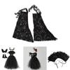 Maleficent Angelina Jolie Cosplay Kostuum Jurk Halloween Feest Outfit Voor Kinderen