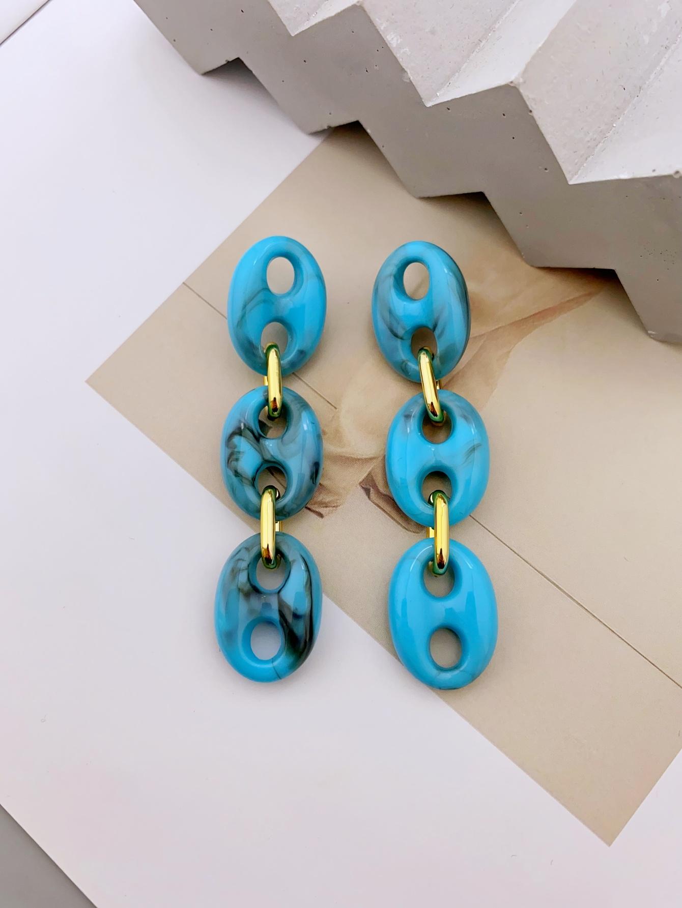 

Элегантные акриловые серьги в стиле длинных капель, идеально подходят для женщин всех возрастов серьги для женщин