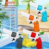 Non-Toxic Summer Revolver Water Gun Toy Mechanical Continuous Water Gun Toys Children Outdoor Beach Water Toys Kids Adult Gift