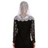 Lace Shawl Mantilla Veil Lightweight Tassel Scarf Fashion Floral Shawls and Wraps for Women Latin Mass Veil for Bride