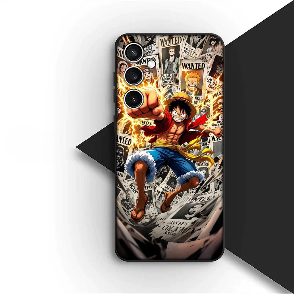 One Luffy Pieces Silicone Phone Cover for Apple iPhone 17 Air 12 13 Pro Max Mini ProMax 7 + 8 Plus Soft Case