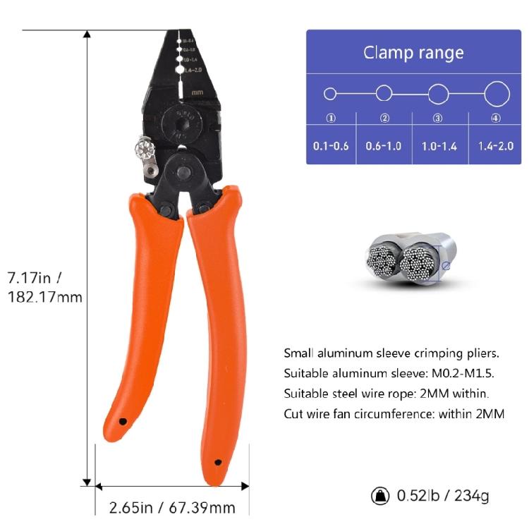 Quality Crimping Pliers Secure Connections Crimper for DIY Work Friend Family