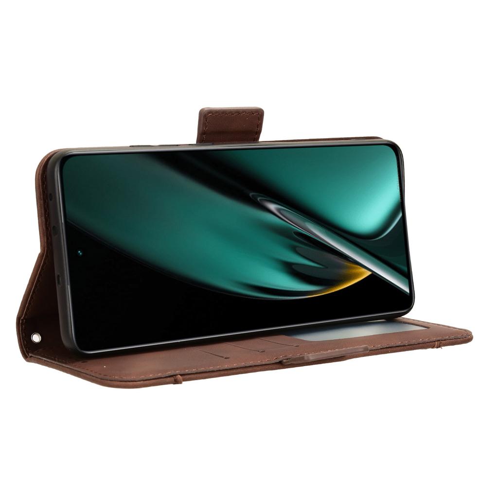 For OnePlus Nord CE3 5G/Oppo K11 5G PU Leather Wallet Phone Case Shockproof Stand Cover with Multiple Card Holder