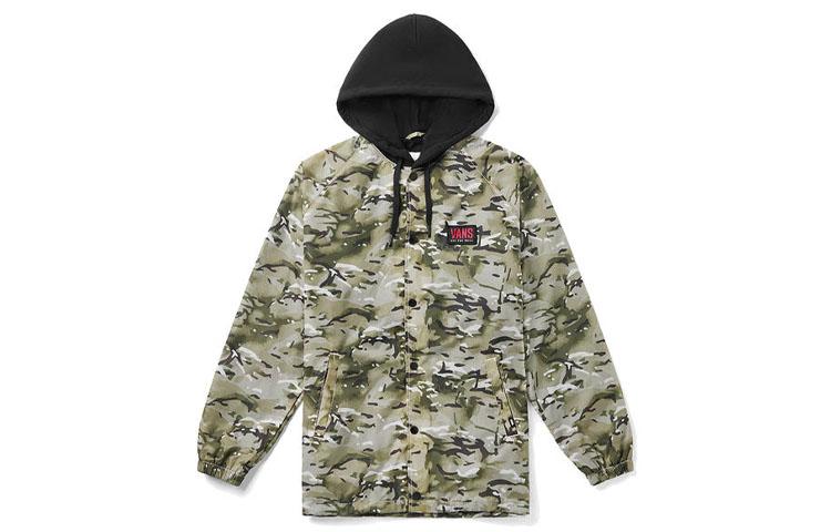 Vans Jackets Women s Camouflage Hooded Moderate Workwear VN0A4BR9W09 M