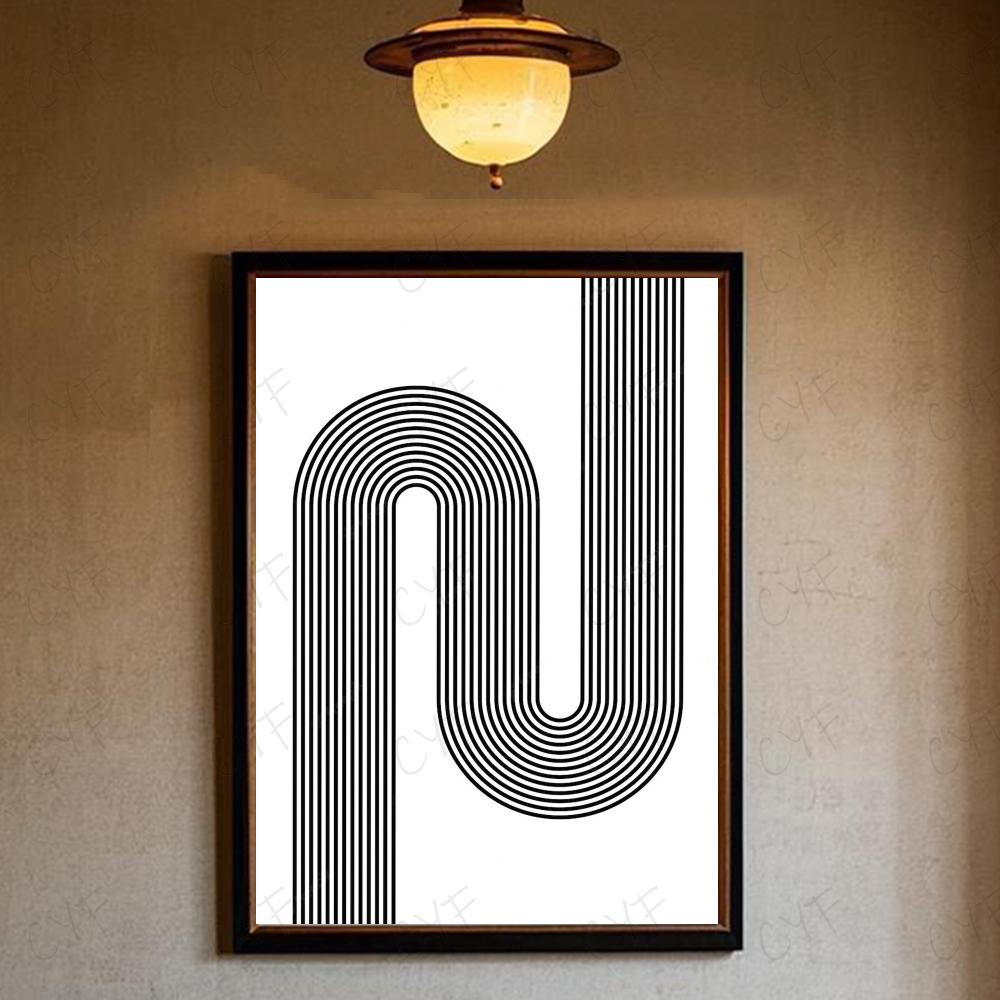 Abstract Bohemian Wall Art Poster High Quality Wall Art for Home Office Bedroom Living Room Hallway Bar Perfect Gift Idea