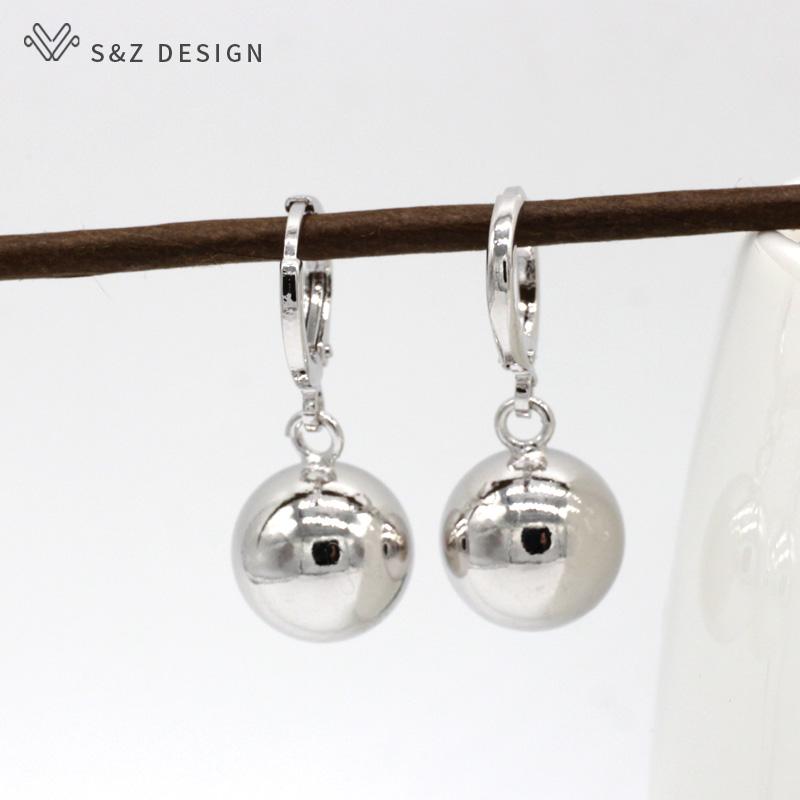 

Модные полые сферические круглые металлические серьги цвета розового золота для женщин, свадебные простые ювелирные изделия