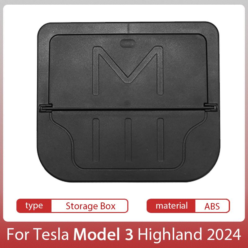 For Tesla Model 3 Highland 2024 Armrest Hidden Storage Box for Tesla Model 3 Highland 2024 Accessories Stowing Tidying