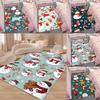 Snowflakes and Snowmen Carpet Living Room Decor Sofa Rug Christmas Event Carpet Bedroom Bedside Soft Rug Kid's Play Mat Gifts