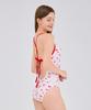 Laelliseupocheu [Rsla426 Lpk] Cherry Days Backless Strap X-Back Swimsuit Light Pink