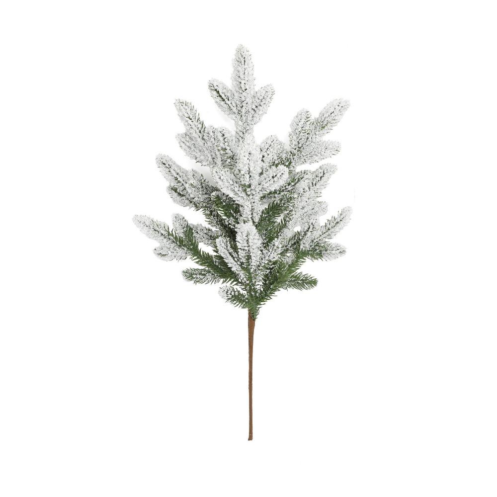 DIY Wreath Simulation Ceder Branches Plastic Christmas Pine Stem  Home Decoration
