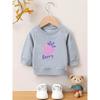 European sizes Unique and Innovative Printed Pattern, Comfortable and Simple   Thin Versatile Round Neck Hoodie for  Kids