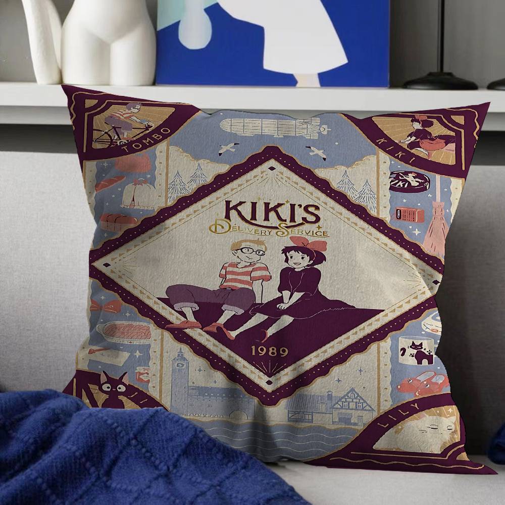 KKikis DDelivery SService Anime Pillow Cover Design cushion Cover decor Holiday Decorati