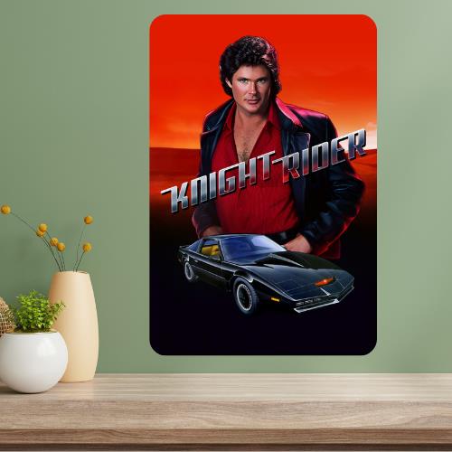 Knight Rider Metal TV Show Poster Sign 20x30cm(7.8x11.8inch)