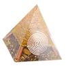 6cm Positiv Energi Pyramide Bordpynt Energigenerator for Stressreduksjon Healing Meditasjon