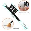 13Pcs Hearing Aid Cleaning Kit Ventilation Rods Screwdrivers Brush Vent Cleaner Triple Magnifying Glass Earphones Cleaning Brush
